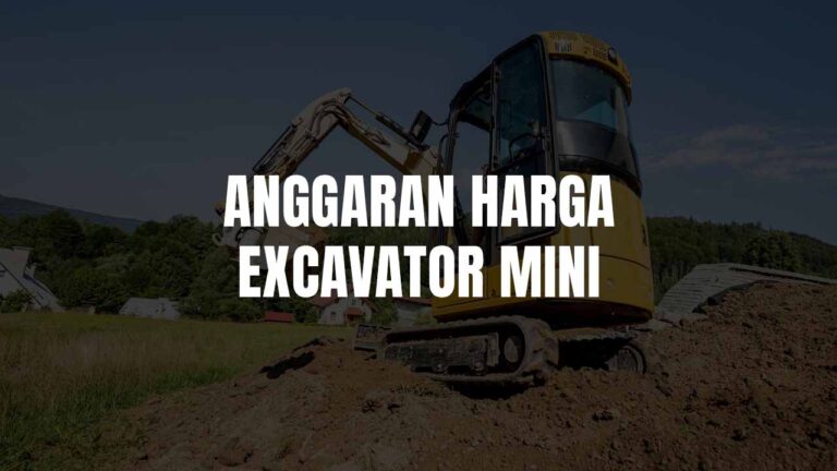 harga excavator mini