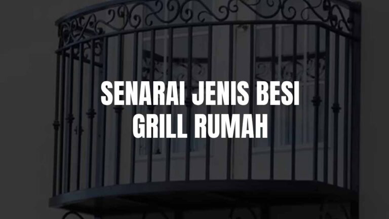 jenis besi grill rumah