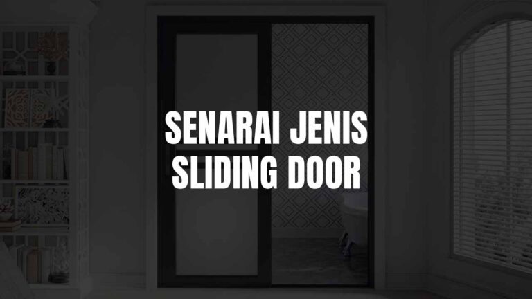 jenis sliding door