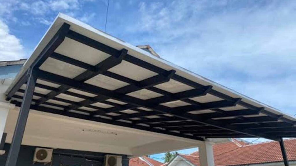 Inilah Penjelasan Beza ACP Awning dengan Polycarbonate 3 keterangan cahaya dan kesan terhadap ruang