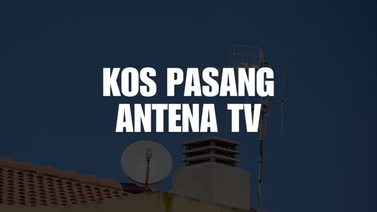 kos pasang antena tv