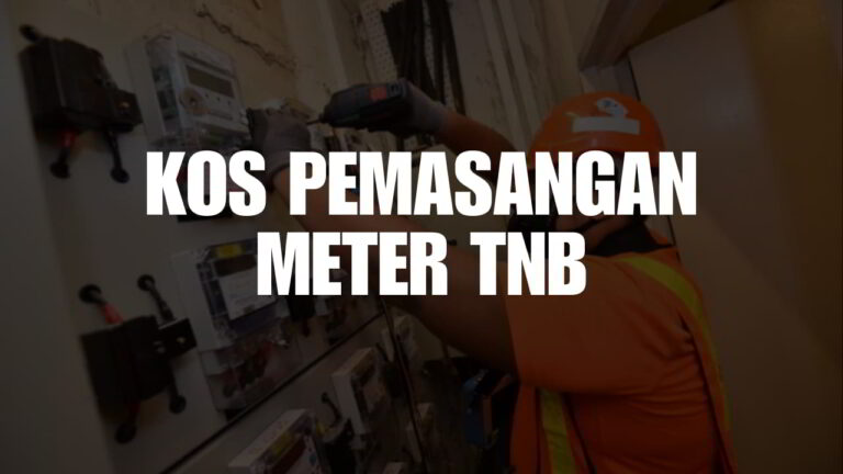 kos pemasangan meter tnb