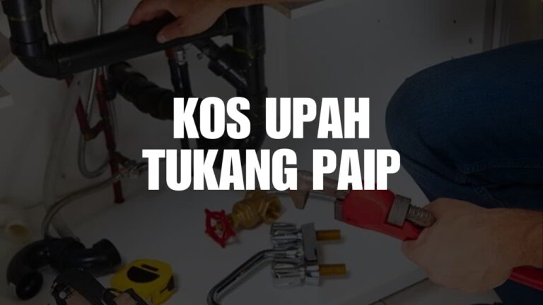 kos upah tukang paip