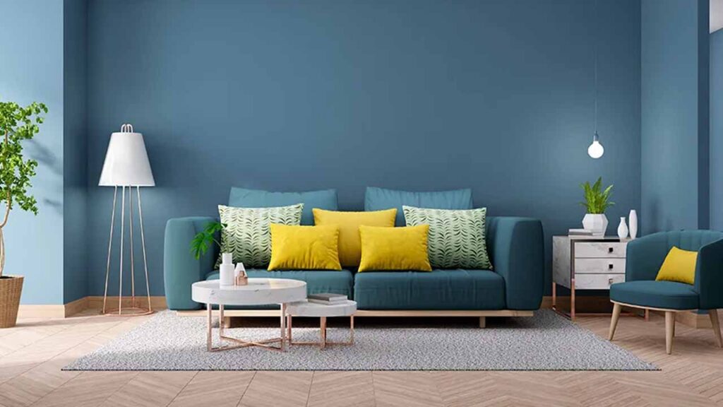 Warna Bilik Ruang Tamu: Inspirasi Terkini untuk Suasana Selesa dan Bergaya 5 gabungan warna dinding dan dekorasi