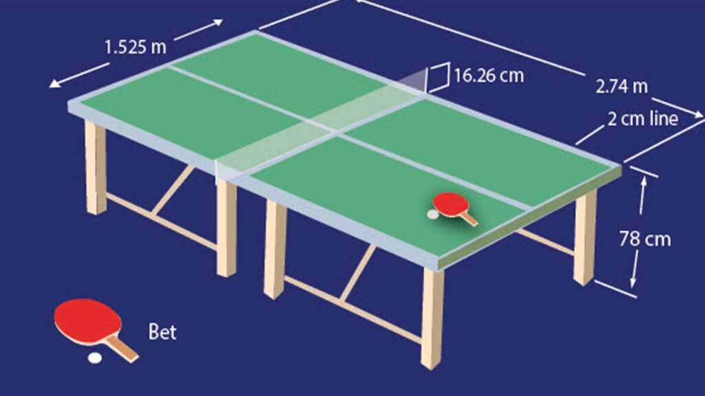 Saiz Meja Ping Pong: Panduan Lengkap untuk Pemain dan Pembeli 3 perkara utama dalam memilih meja ping pong
