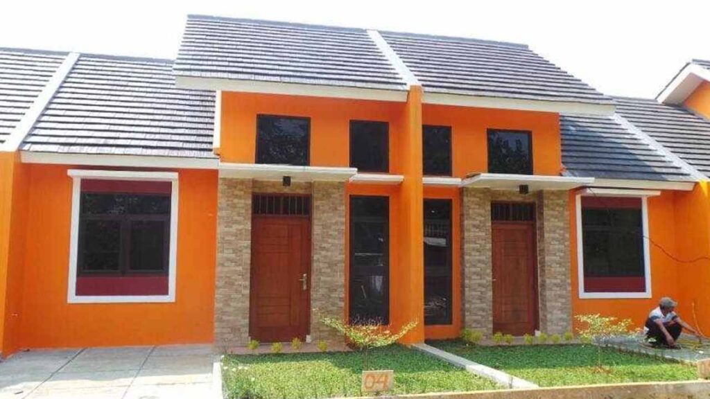 Inspirasi Cat Luar Rumah Warna Oren: Kombinasi & Tips Terkini 4 inspirasi reka bentuk rumah dengan warna oren