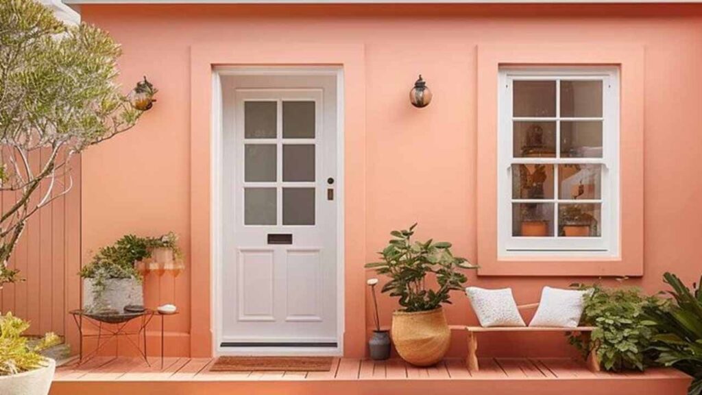 Inspirasi Cat Luar Rumah Warna Peach: Tampil Elegan dan Hangat 4 inspirasi rekaan rumah menggunakan cat luar warna peach