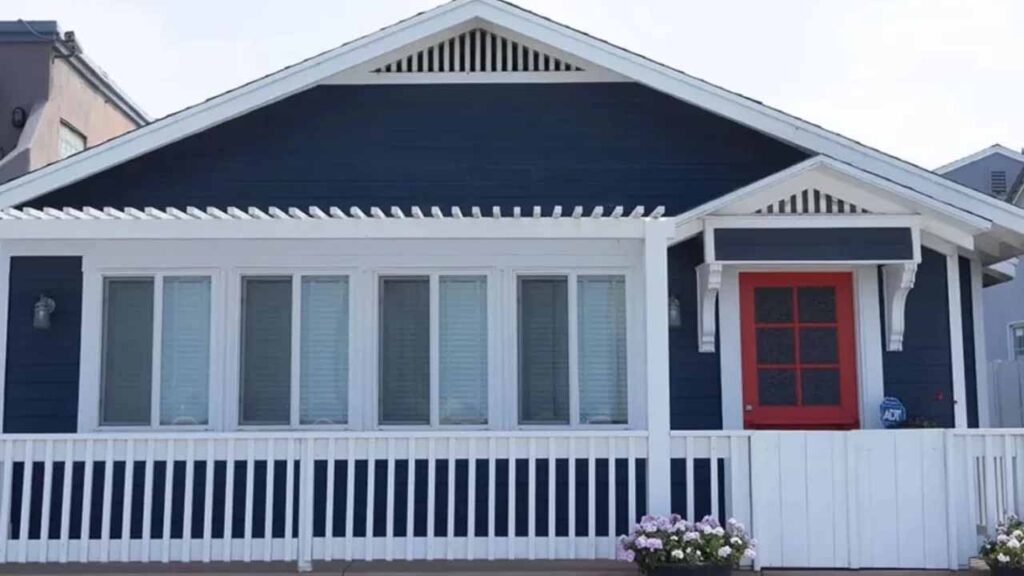 10 Inspirasi Cat Luar Rumah Warna Biru yang Sejuk & Elegan di Malaysia 2 idea kreatif warna biru untuk luar rumah