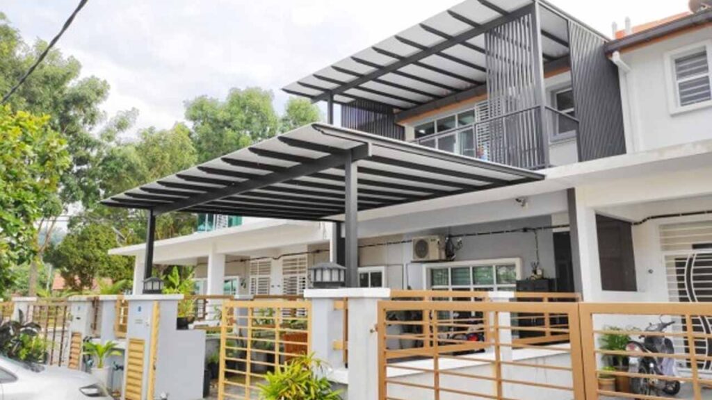 Inspirasi Warna Awning Rumah Terkini di Malaysia 2 menaip awning popular di malaysia