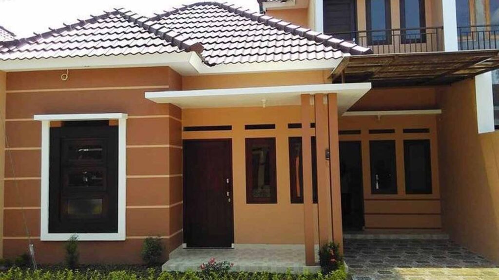 Inspirasi Cat Luar Rumah Warna Coklat: Kombinasi, Tips, dan Rekomendasi Terbaik 2 menaip warna coklat yang sesuai untuk eksterior