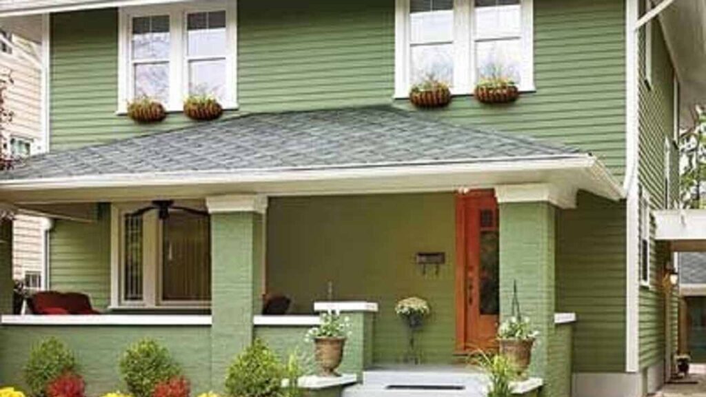 f caaedah t luar rumah warna olive green