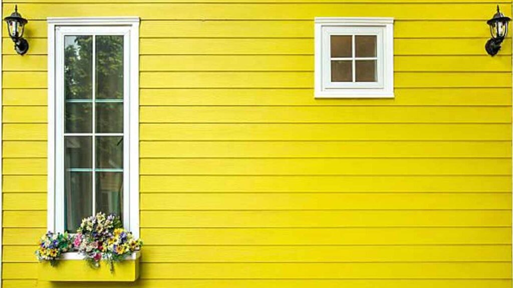 Inspirasi Cat Luar Rumah Warna Kuning: Ceria, Sejuk & Estetik 4 campuran warna harmoni bersama kuning