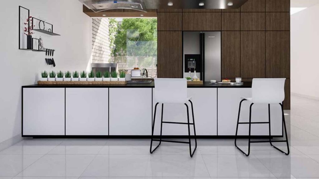 Warna Meja Dapur: Panduan Lengkap Pemilihan Warna Mengikut Gaya, Feng Shui, dan Jenis Granit 2 gabungan warna meja dapur yang popular