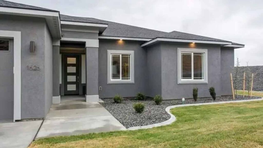 Inspirasi Cat Luar Rumah Warna Grey: Pilihan Moden & Sejuk untuk Iklim Malaysia 4 cocok warna grey dengan elemen eksterior lain