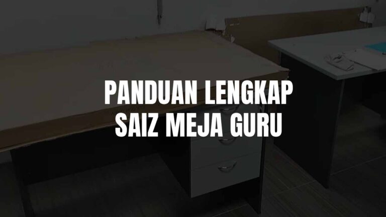 size meja guru