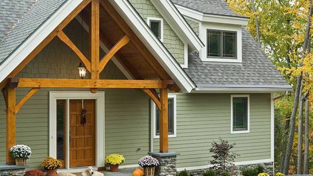 Inspirasi Cat Luar Rumah Warna Hijau Lumut yang Sejuk & Elegan 4 panduan memadankan cat luar rumah warna hijau lumut