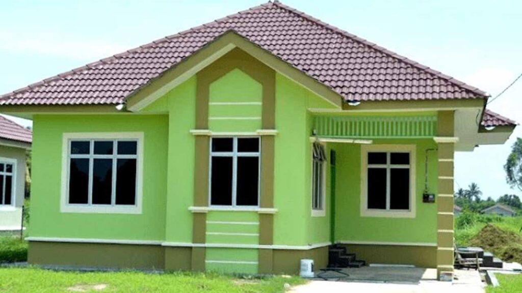 Inspirasi Cat Luar Rumah Warna Hijau yang Sejuk dan Menawan 2 inspirasi cat luar rumah warna hijau yang popular