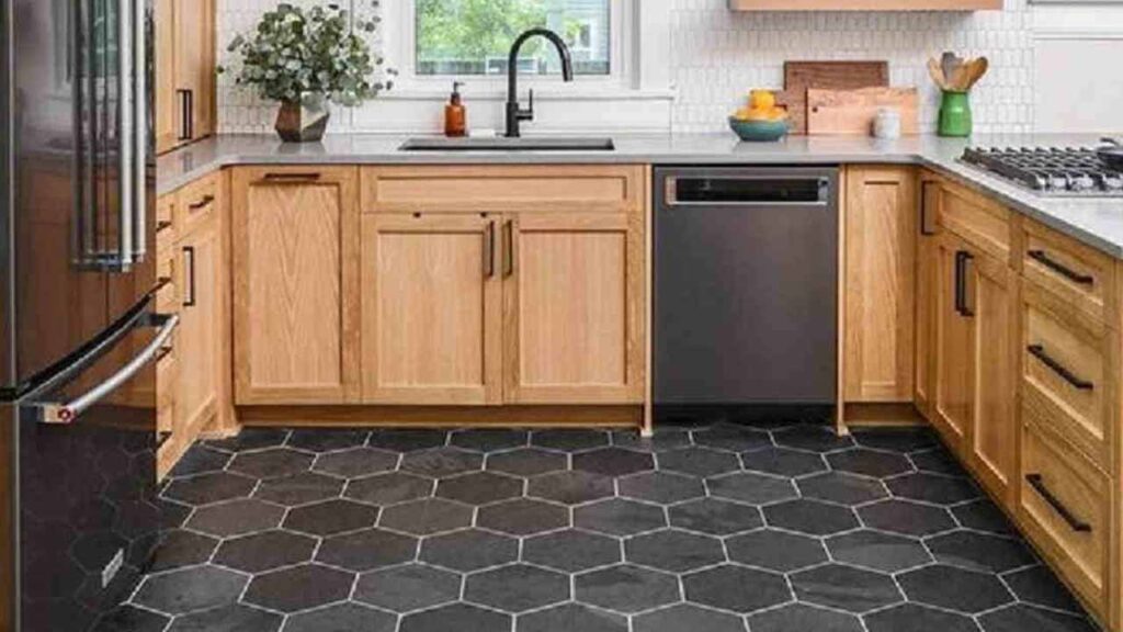 Inspirasi Warna Lantai Dapur Yang Estetik dan Praktikal untuk Rumah di Malaysia 2 opsi warna lantai dapur yang popular dan fungsional di malaysia