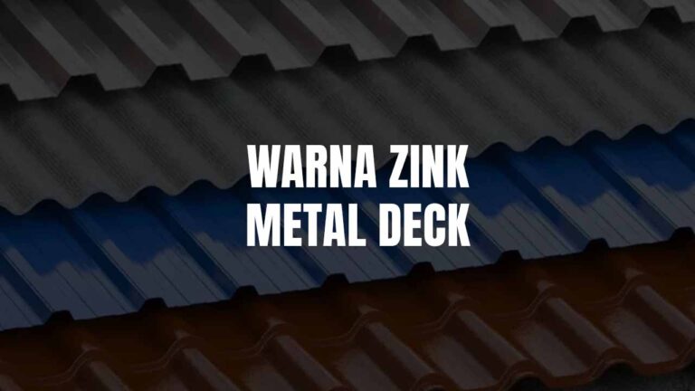 warna zink metal deck